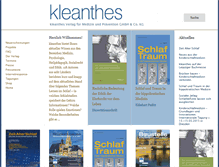 Tablet Screenshot of kleanthes.de